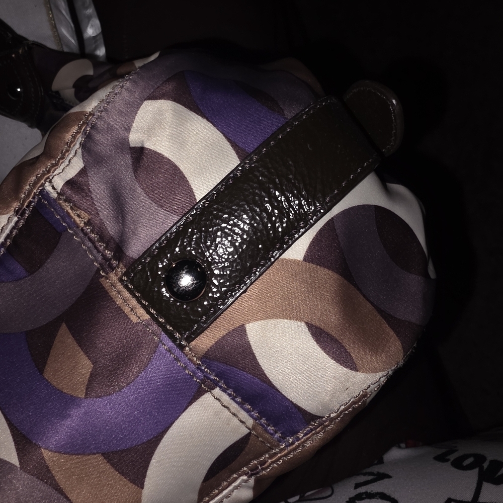 Coach Multicolor Patterned Handbag - Picture 3 of 11